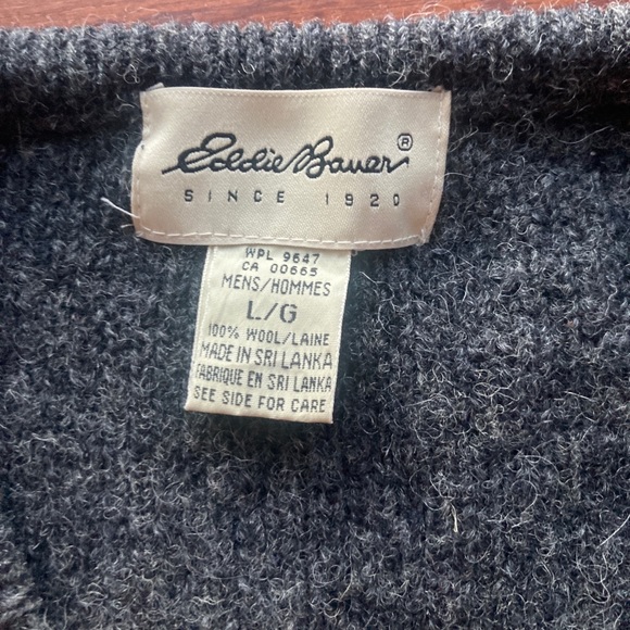 Eddie Bauer Wool Sweater Vest - Picture 2 of 3